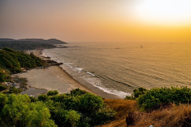 hippie places in goa