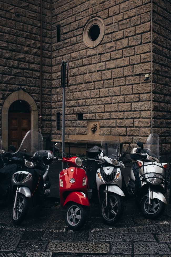 vespa rental in florence